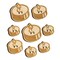 Tea Candle Light Wood Buttons for Sewing Knitting Crochet DIY Craft